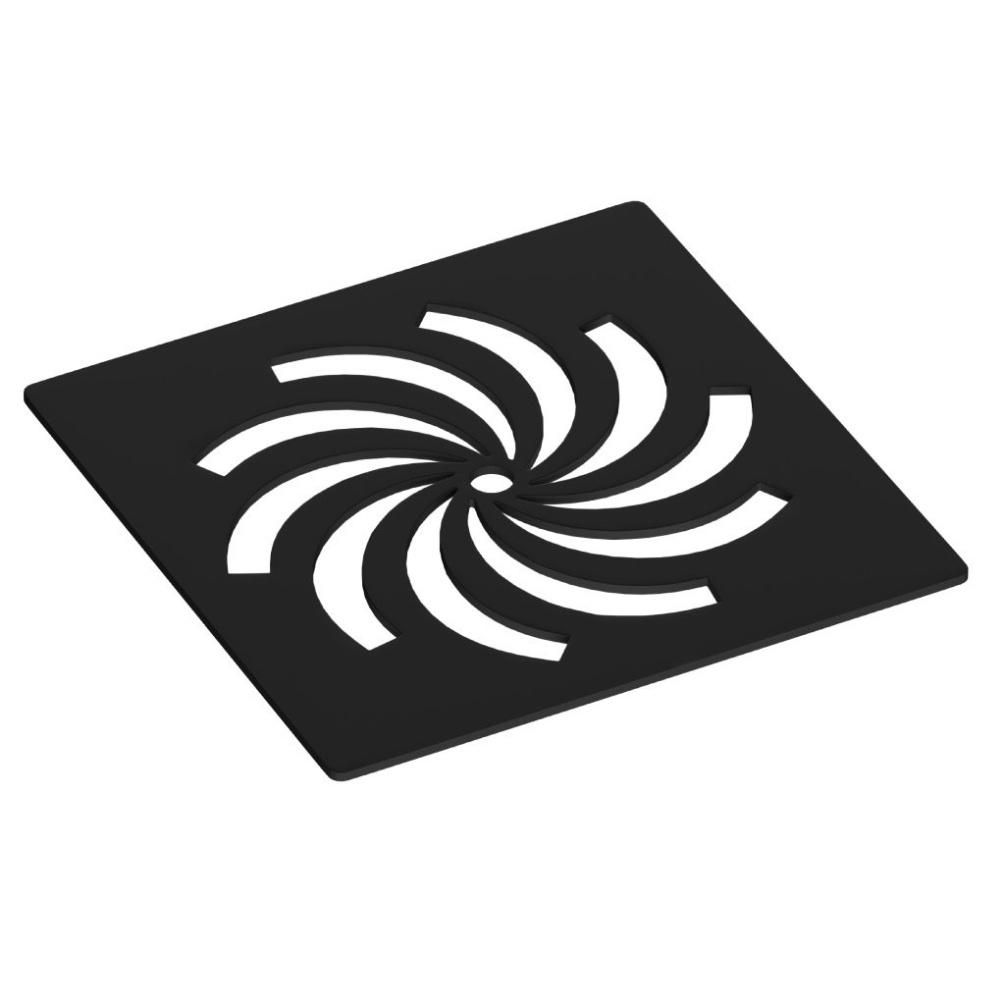 Eastbrook Crossland Black Shower Waste & Cover